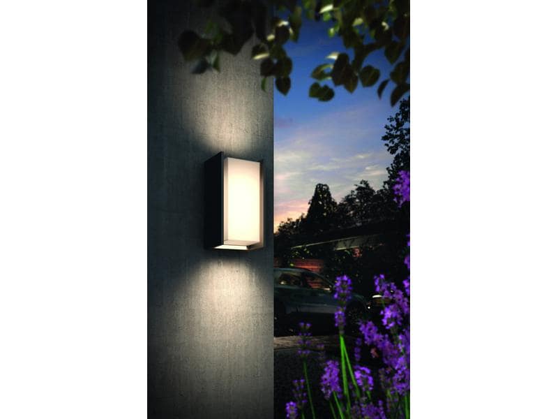 Philips Hue White Outdoor Turaco Wandleuchte Anthrazit