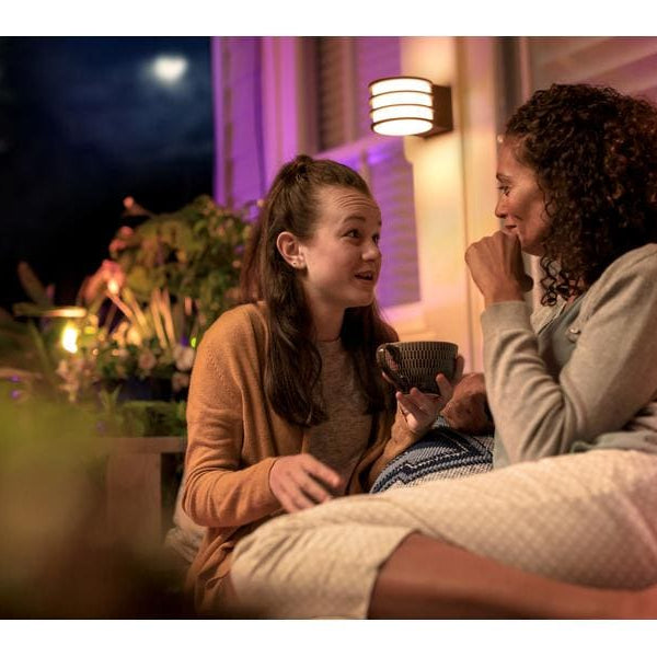 Philips Hue White Outdoor Lucca Wandleuchte Anthrazit