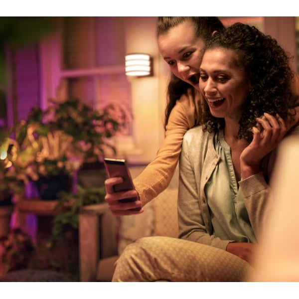 Philips Hue White Outdoor Lucca Wandleuchte Anthrazit
