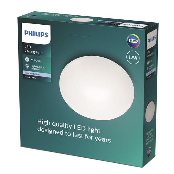 Philips Suede Deckenleuchte 4 x 2.4W, 4000K, weiss