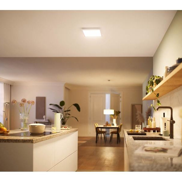 Philips Touch Deckenleuchte SceneSwitch eckig 12W 2700K weiss