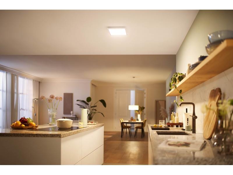 Philips Touch Deckenleuchte SceneSwitch eckig 12W 2700K weiss