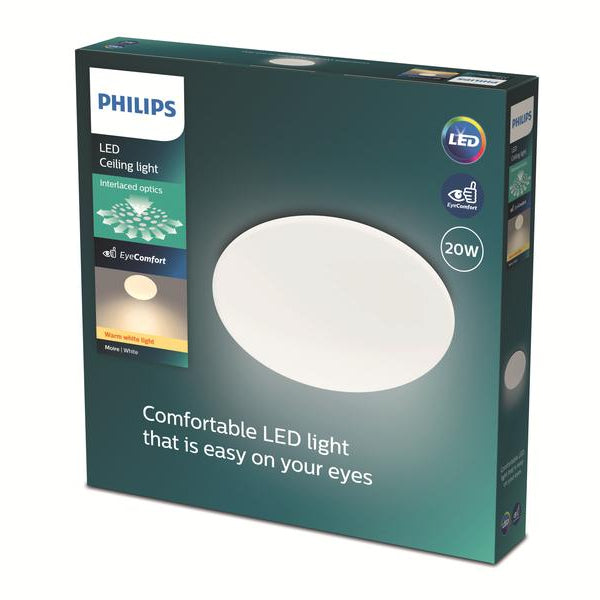 Philips Deckenleuchte Moire CL200 RD 20W 2700 weiss HV06