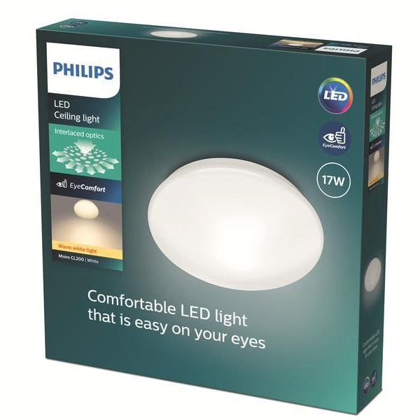 Philips Deckenleuchte Moire CL200 RD 17W 2700K W HV 06