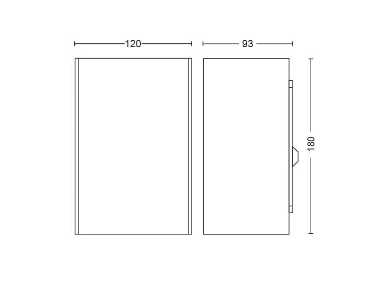 Philips Hue White &amp; Color Ambiance Outdoor Resonate Wandleuchte Schwarz