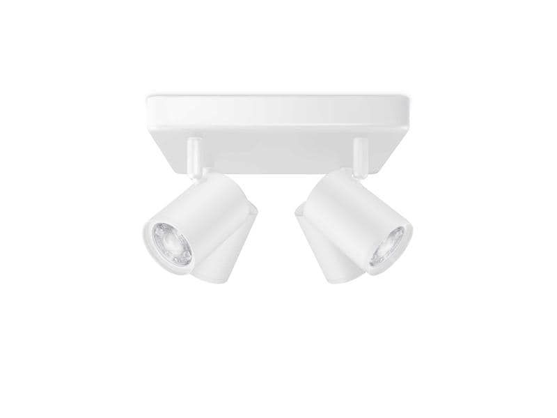 WiZ IMAGEO 4er Spot Tunable White &amp; Color Deckenleuchte Weiss
