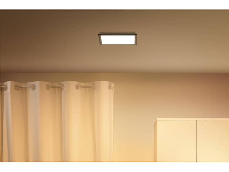 WiZ Panel Tunable White Deckenleuchte Schwarz 1000 lm