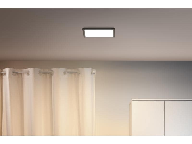 WiZ Panel Tunable White Deckenleuchte Schwarz 1000 lm