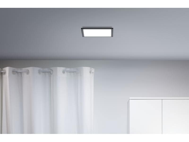 WiZ Panel Tunable White Deckenleuchte Schwarz 1000 lm