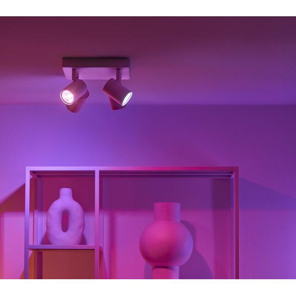 WiZ IMAGEO 4er Spot Tunable White & Color Deckenleuchte Weiss