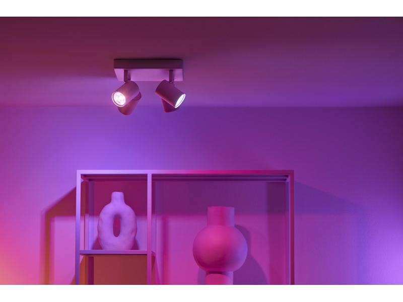 WiZ IMAGEO 4er Spot Tunable White &amp; Color Deckenleuchte Weiss