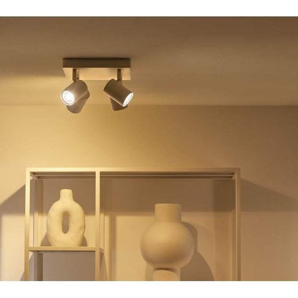 WiZ IMAGEO 4er Spot Tunable White & Color Deckenleuchte Weiss