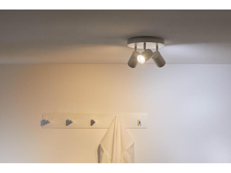 WiZ IMAGEO 3er Spot Tunable White &amp; Color Deckenleuchte Weiss
