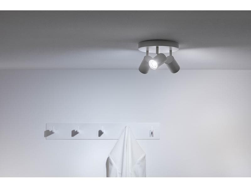 WiZ IMAGEO 3er Spot Tunable White &amp; Color Deckenleuchte Weiss