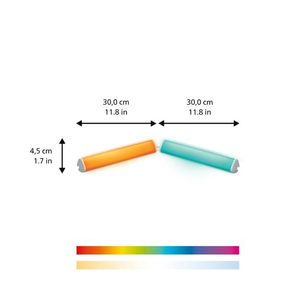WiZ Tischleuchte Light Bar White & Color 10.5 W, 2200- 6500 K