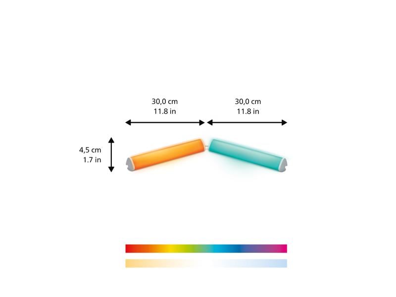 WiZ Tischleuchte Light Bar White &amp; Color 10.5 W, 2200- 6500 K