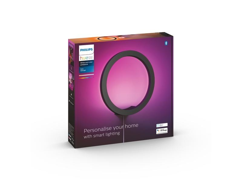 Philips Hue White &amp; Color Ambiance Sana Wandleuchte Schwarz