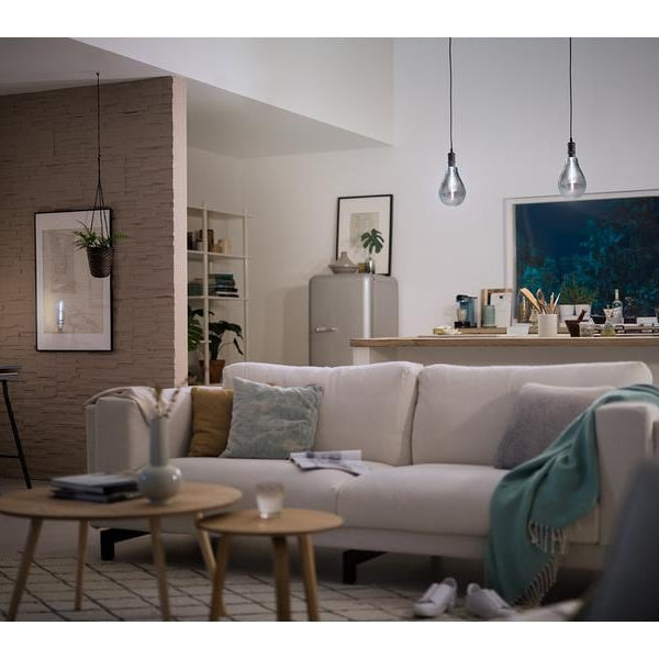 Philips Pendelleuchte Vintage E27, Schwarz