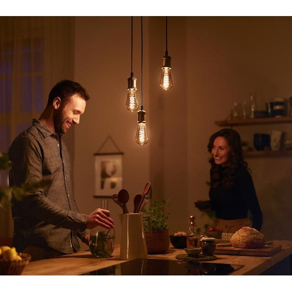 Philips Pendelleuchte Vintage E27, Rosegold