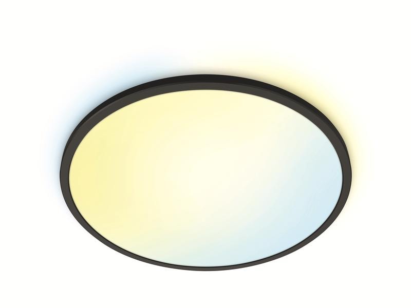 WiZ Superslim Tunable White Deckenleuchte 2450 lm Schwarz