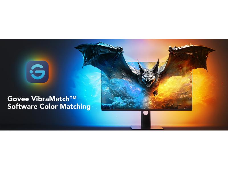 Govee LED Stripe Gaming G1, Wi-Fi + Bluetooth, RGBIC, 27"-34"