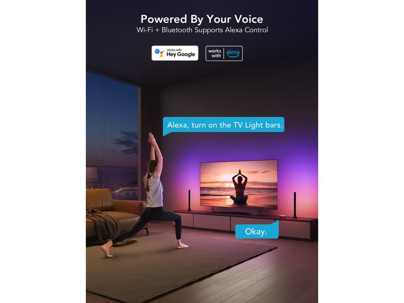 Govee Lichtbalken Flow Plus, RGBIC, WiFi + Bluetooth