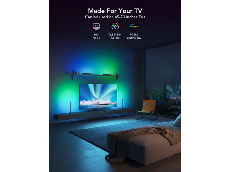 Govee Lichtbalken Flow Plus, RGBIC, WiFi + Bluetooth