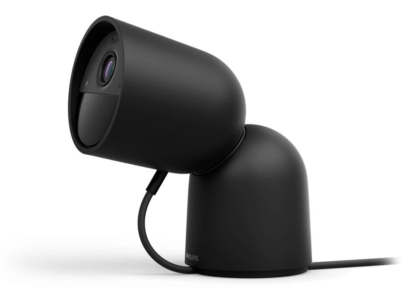 Philips Hue Secure kabelgebundene Kamera mit Standfuss Schwarz