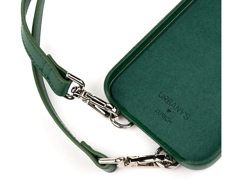 Urbany's Necklace Case Handekette+ iPhone 15 Racing Green