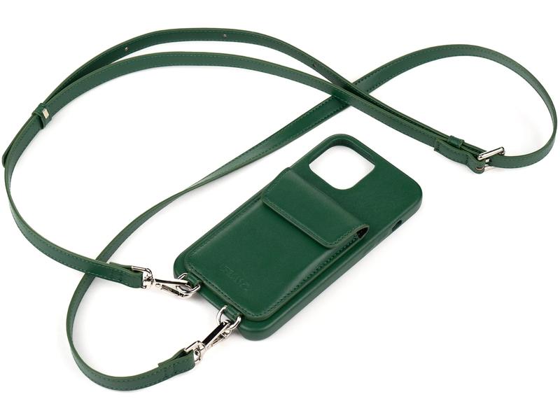 Urbany's Necklace Case Handekette+ iPhone 15 Pro Max Racing Green
