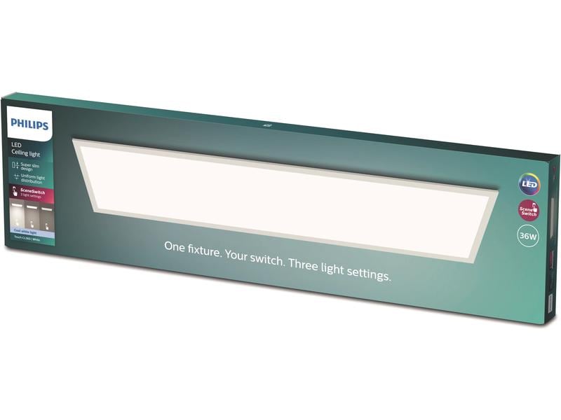 Philips Deckenleuchte Touch SceneSwitch 36 W, 4000 K, Weiss