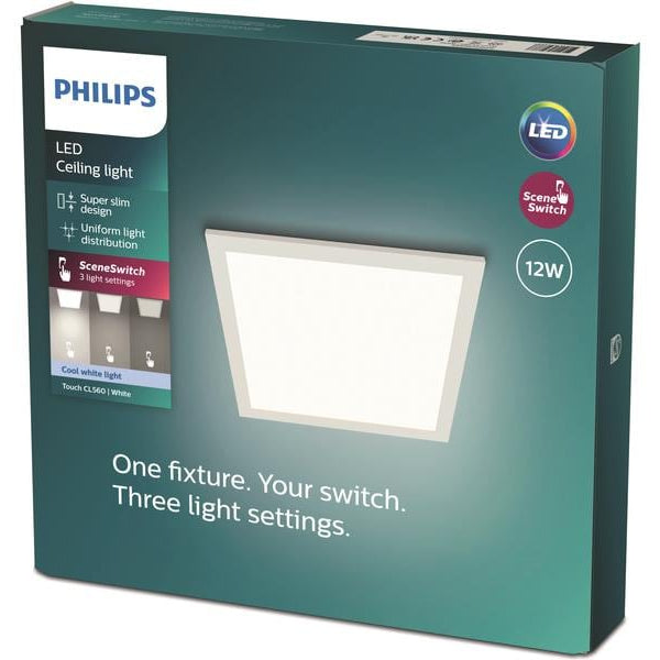 Philips Deckenleuchte Touch SceneSwitch 12 W, 4000 K, Weiss