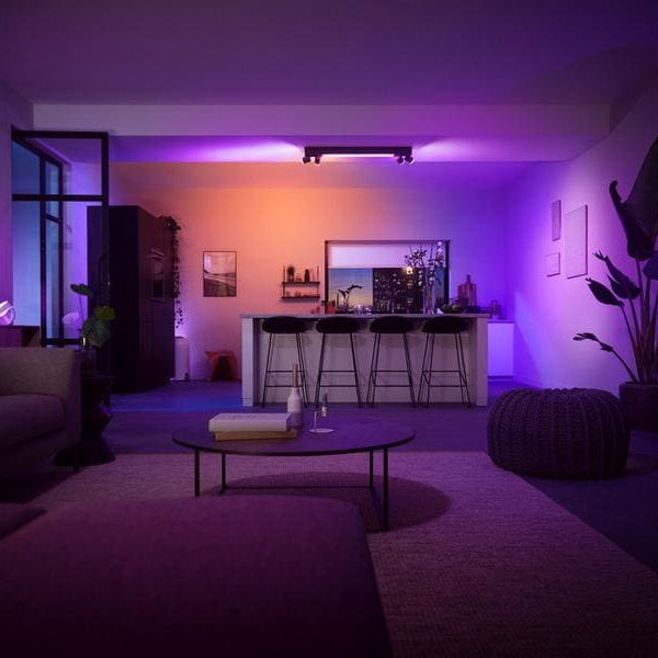 Philips Hue White & Color Ambiance Centris 4-Deckenspot Schwarz