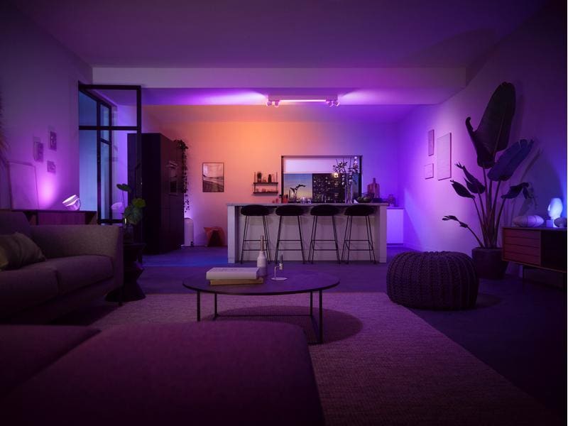 Philips Hue White & Color Ambiance Centris 4-Deckenspot Weiss