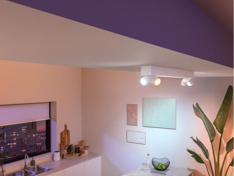 Philips Hue White & Color Ambiance Centris 4-Deckenspot Weiss