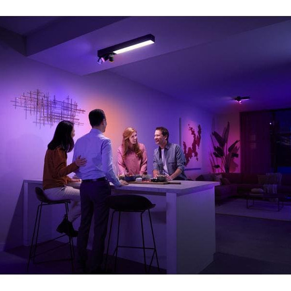 Philips Hue White & Color Ambiance Centris 3-Deckenspot Schwarz
