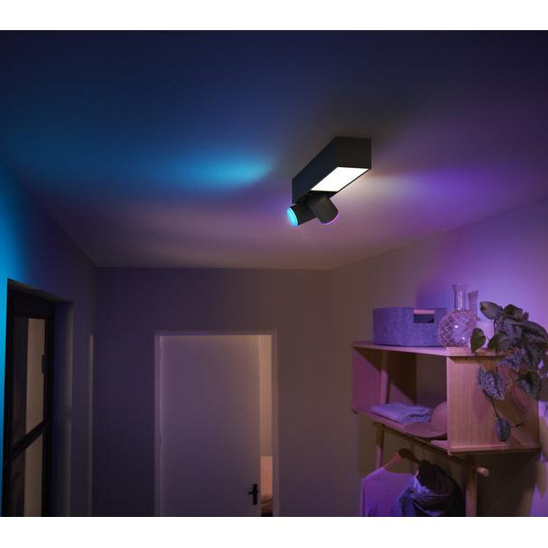 Philips Hue White & Color Ambiance Centris 2-Deckenspot Schwarz