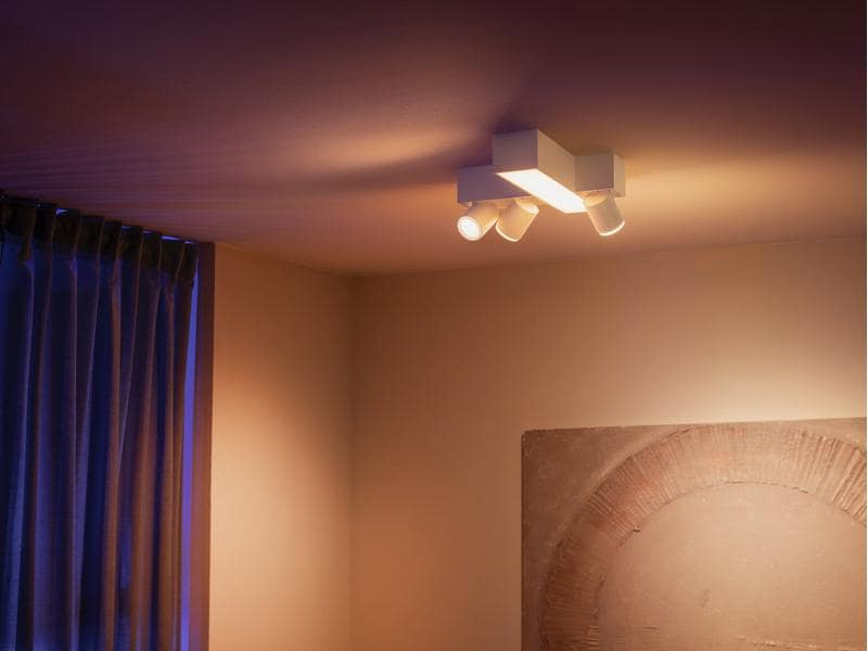 Philips Hue White & Col. Amb. Centris Cross 3er-Spot Weiss