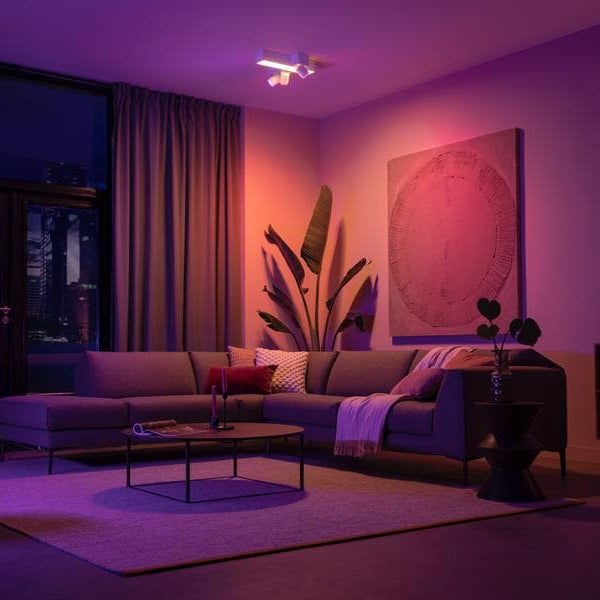 Philips Hue White & Col. Amb. Centris Cross 3er-Spot Weiss