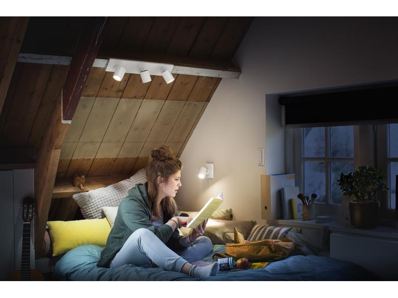 Philips Hue White Ambiance Runner 3er-Spot Weiss