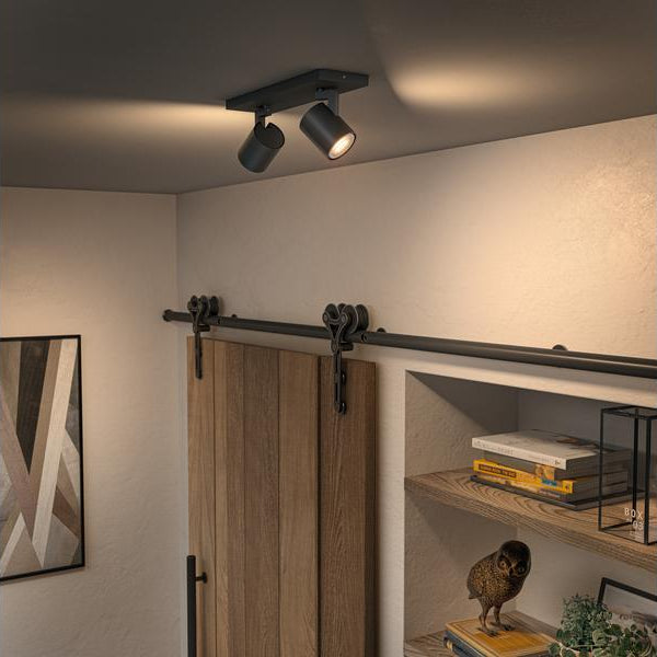 Philips Hue White Ambiance Runner Doppelspot Schwarz