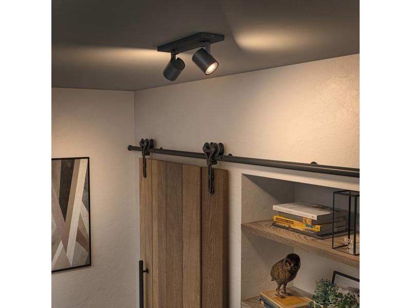 Philips Hue White Ambiance Runner Doppelspot Schwarz