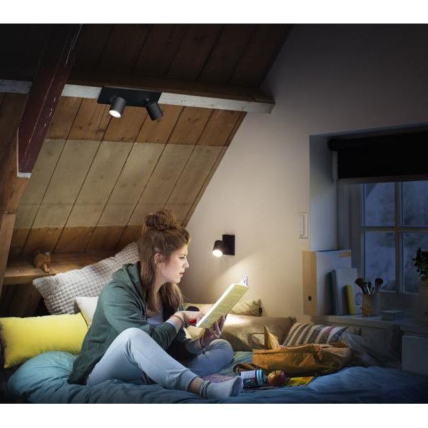 Philips Hue White Ambiance Runner Doppelspot Schwarz
