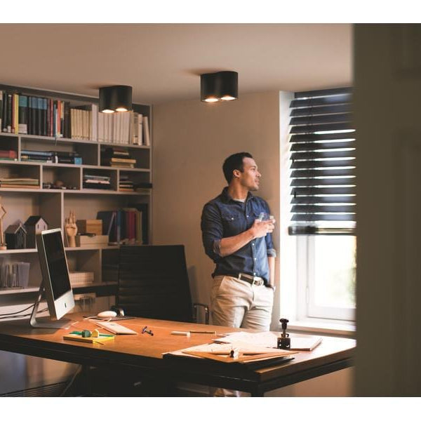 Philips Hue White Ambiance Pillar Doppelspot inkl. Dimmschalter Schwarz