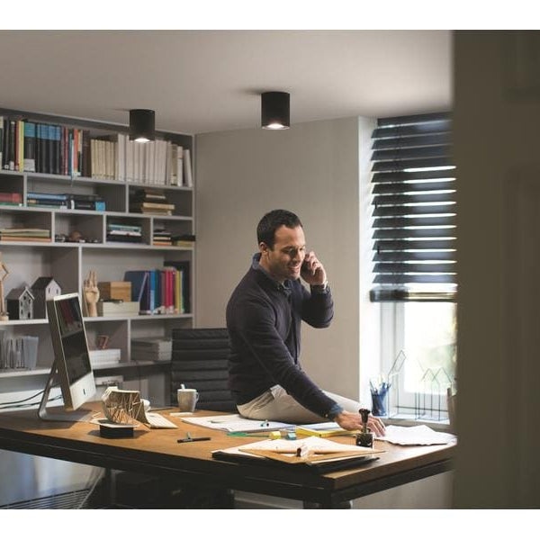 Philips Hue White Ambiance Pillar Spot inkl. Dimmschalter GU10, Schwarz