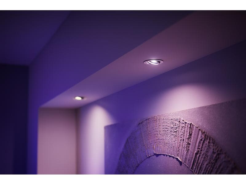 Philips Hue White & Color Ambiance Centura Einbauspot Rund Weiss