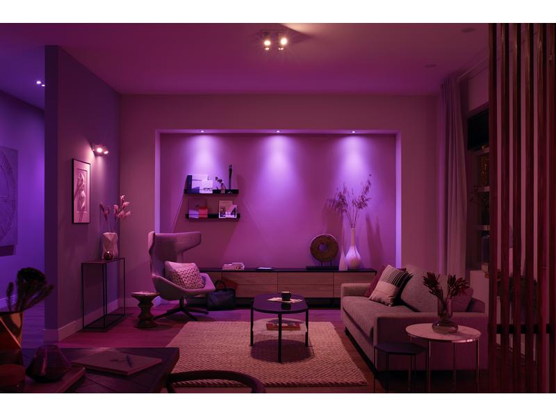 Philips Hue White & Color Ambiance Argenta 4er-Spot Weiss