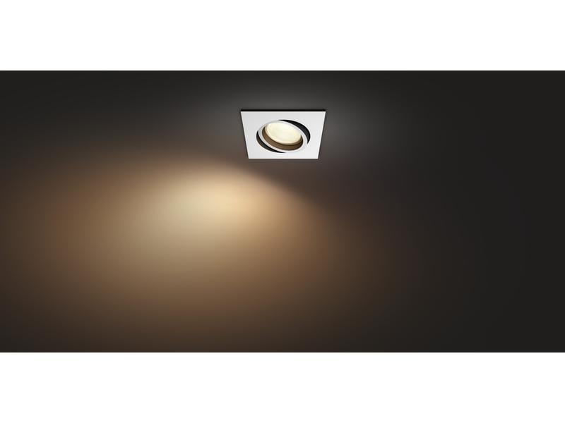 Philips Hue White & Color Ambiance Centura Einbauspot Eckig Weiss