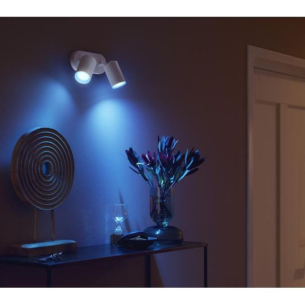 Philips Hue White & Color Ambiance Fugato 2er-Spot Weiss