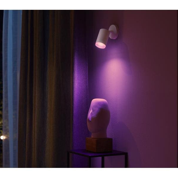 Philips Hue White & Color Ambiance Fugato 1er-Spot Weiss